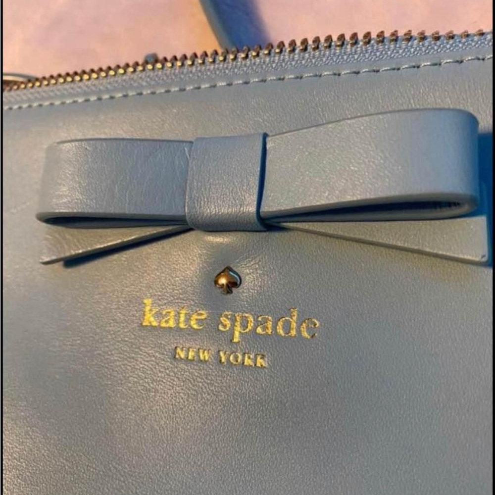 Light blue Kate spade ♠️ purse perfect for date nights or special occasions